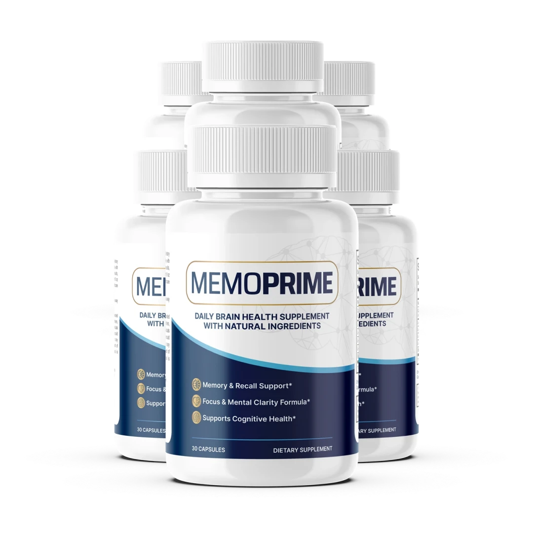 MemoPrime supplement six-bottle package